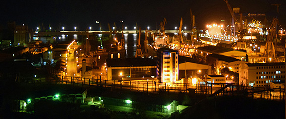 Port Constanta Noaptea